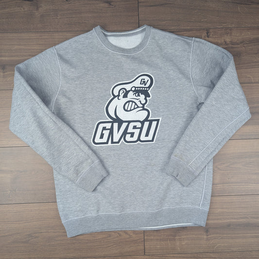 Grey Vintage Reversible Grand Valley State University Lakers Sweatshirt Size M