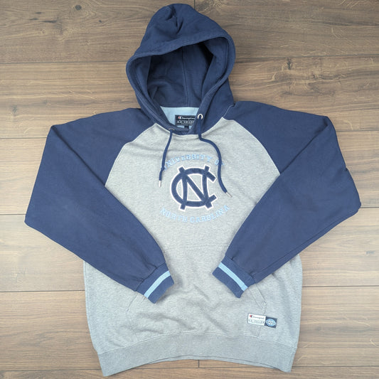 Vintage Champion Official North Carolina Tar Heels College Hoodie Size L