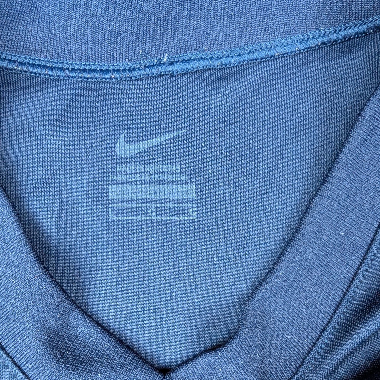 00's Blue Grey Nike Basketball Jersey Falcons 33 Size L