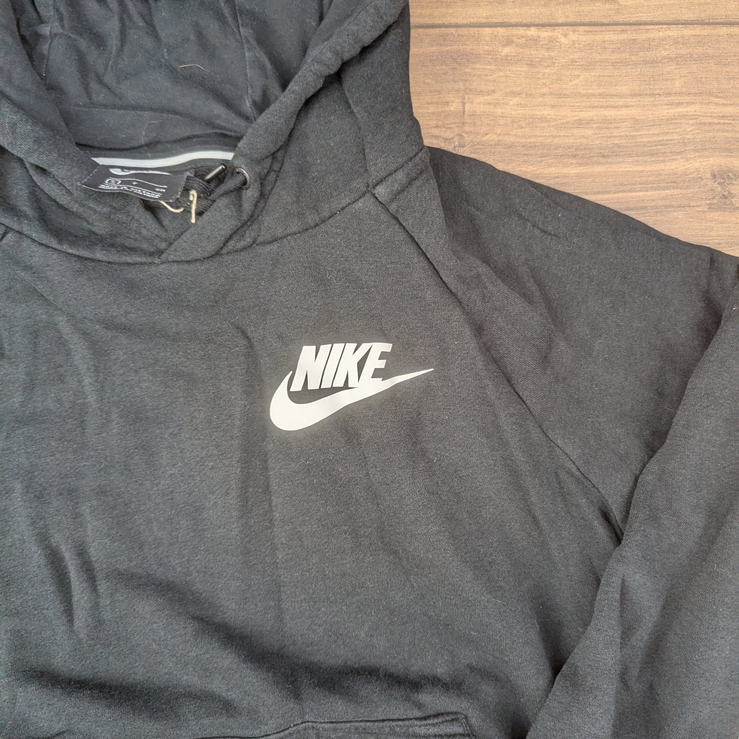 Vintage 00's Y2K Black Nike Swoosh Hoodie Women's S