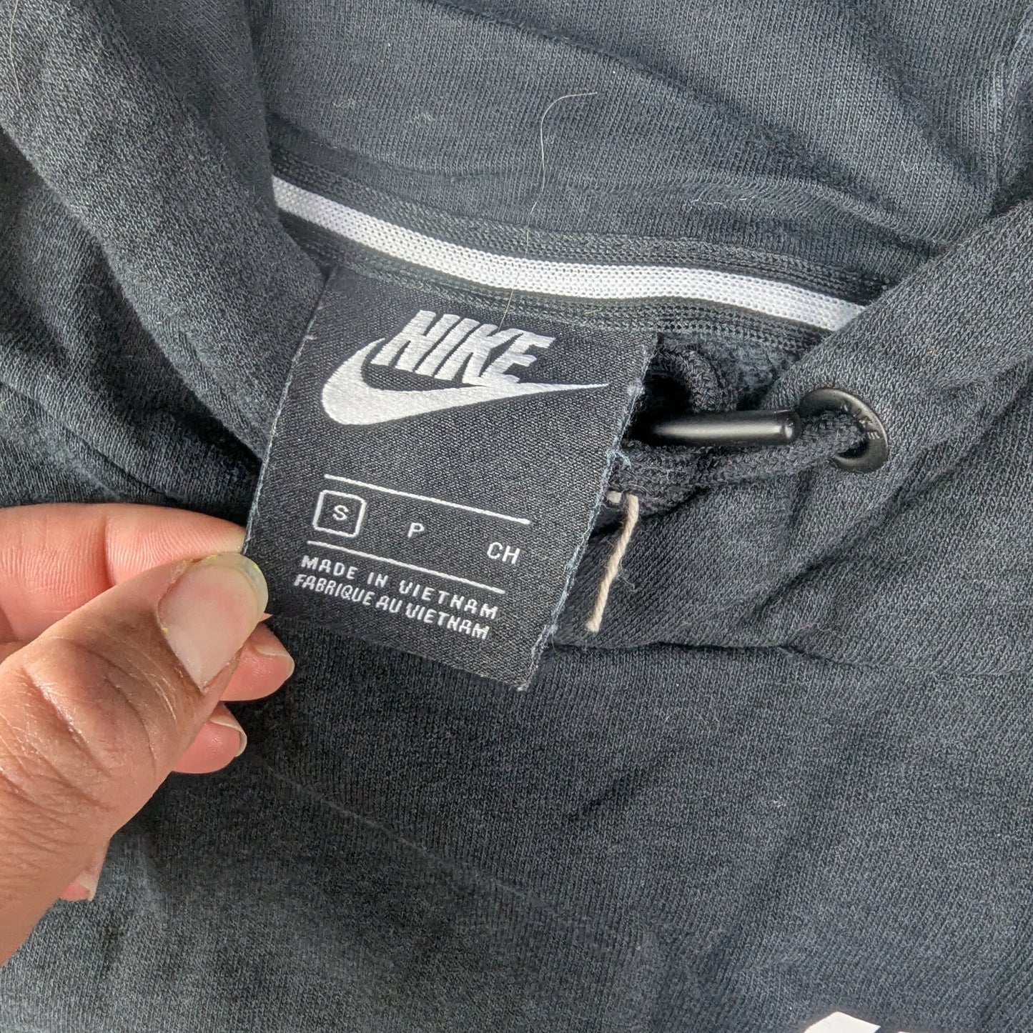Vintage 00's Y2K Black Nike Swoosh Hoodie Women's S