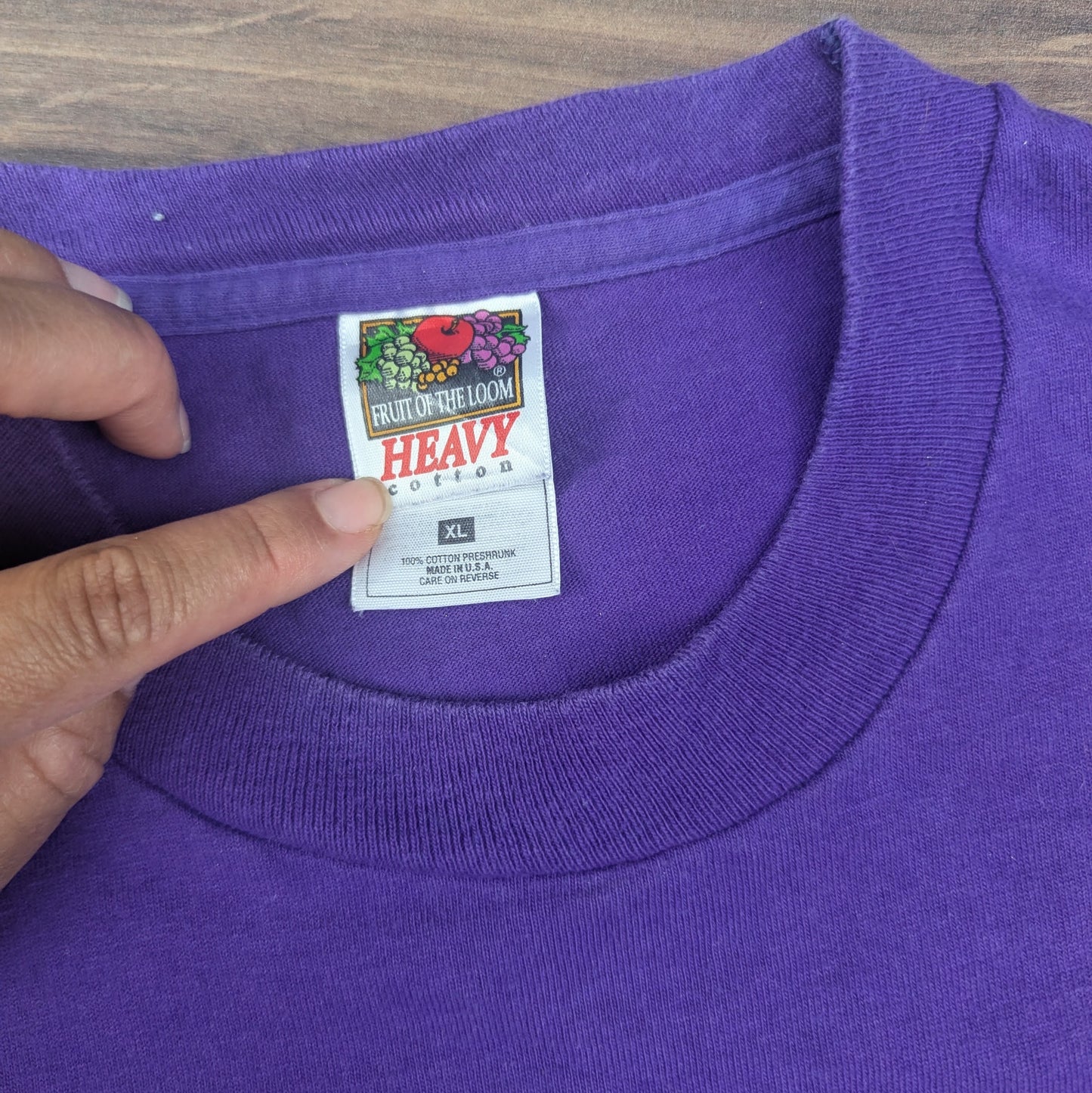 Vintage 90's Purple Reno National Bowling Stadium Souvenir T-Shirt Size XL