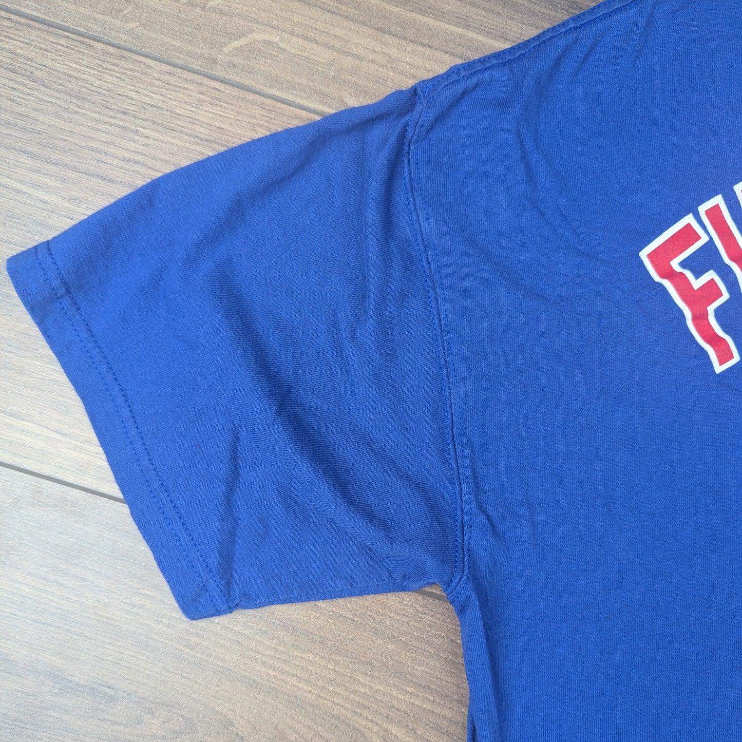 Blue Majestic Fukudome Chicago Cubs MLB Baseball T-shirt Size M