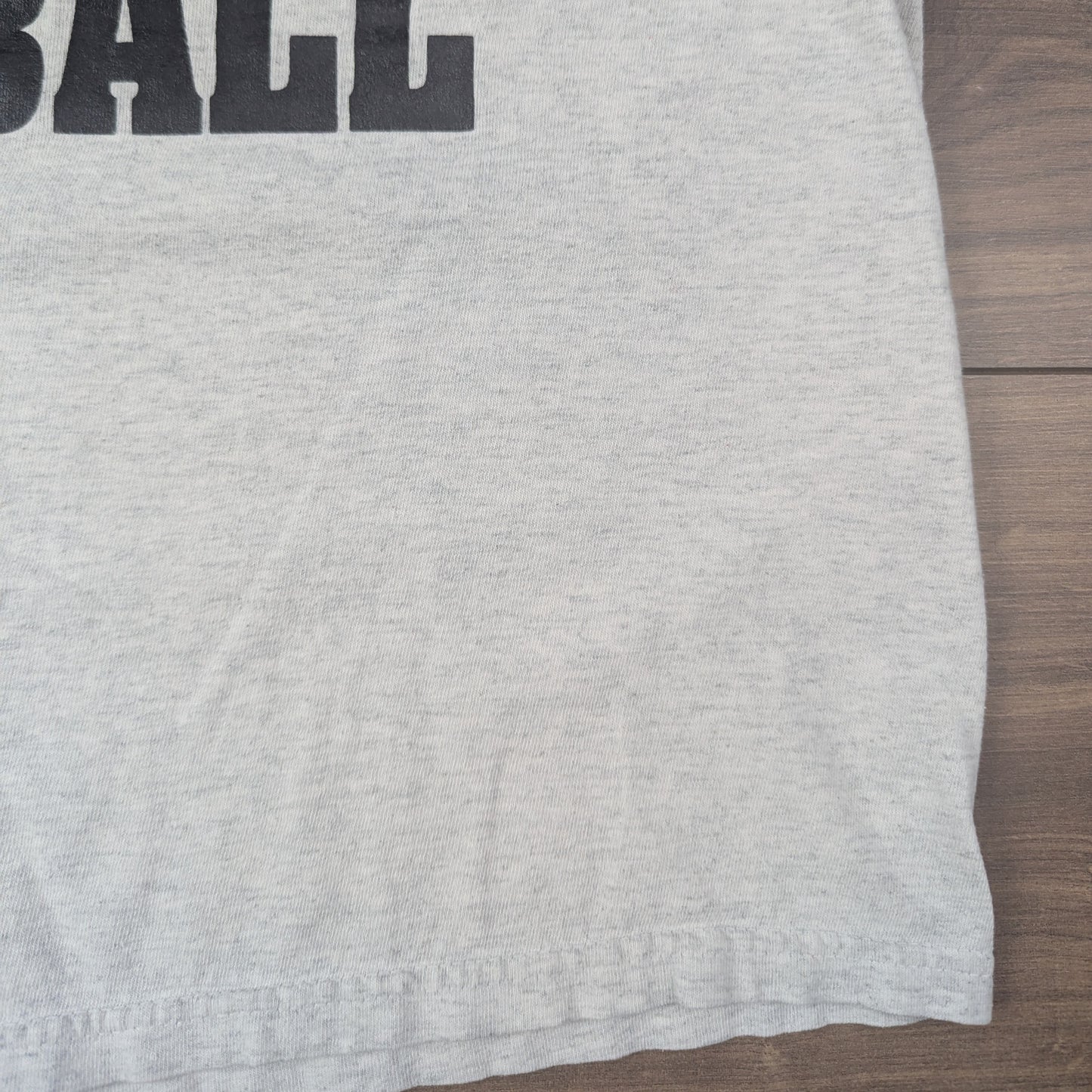Grey Vintage 00's Gildan Bucks Football Helmet Graphic T-Shirt Size L