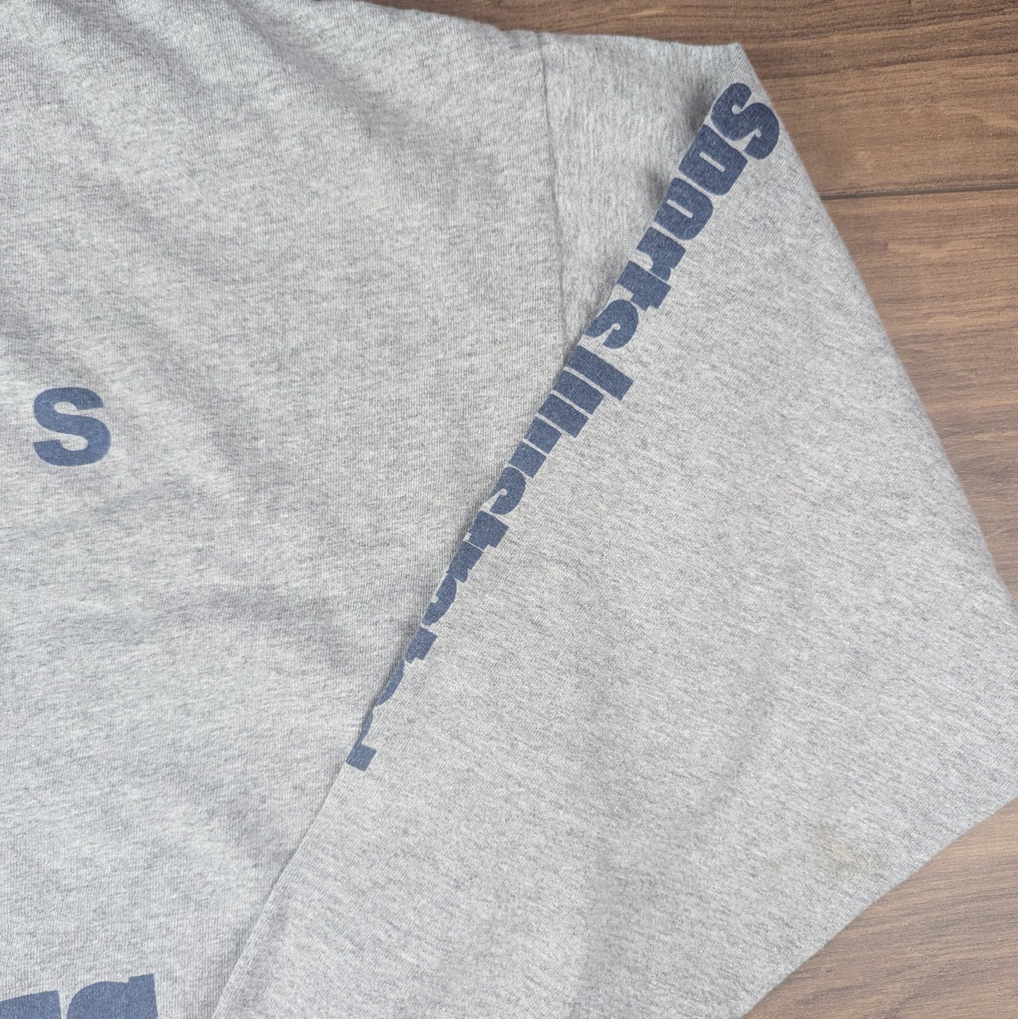 Grey Vintage 00's NFL Dallas Cowboys Long Sleeve T-Shirt Top Size XL