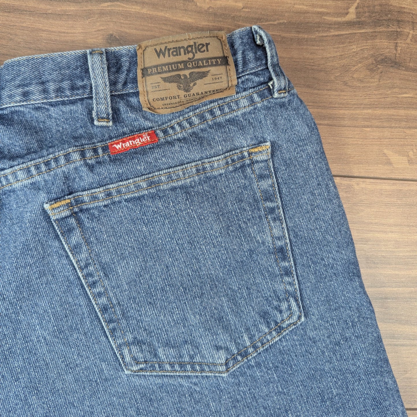 Blue Vintage Wrangler Denim Jorts Jean Shorts W40