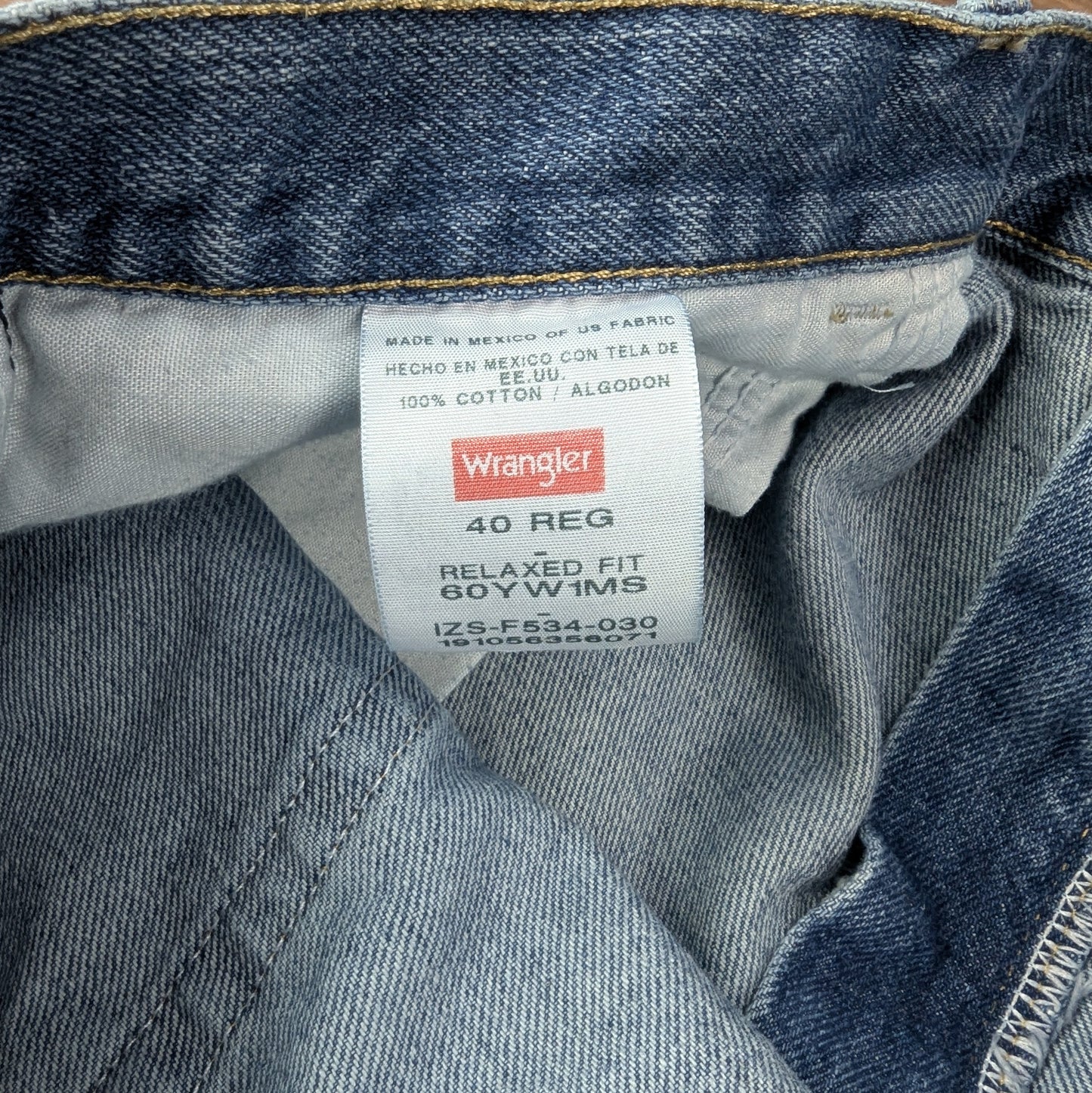 Blue Vintage Wrangler Denim Jorts Jean Shorts W40