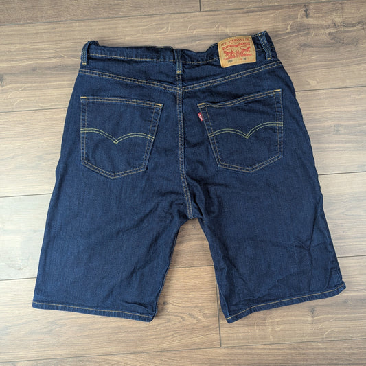 Blue Vintage Levi's 569 Denim Jorts Jean Shorts W36