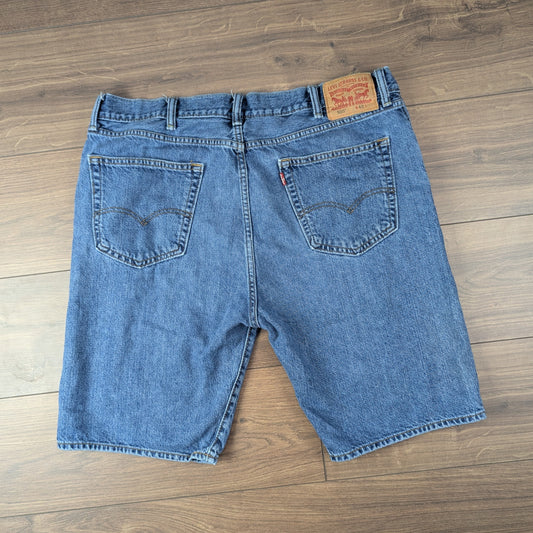 Blue Levi's 505 Denim Jorts Jean Shorts W40