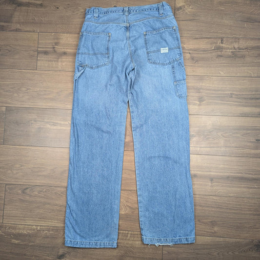 Blue Vintage Levi's Carpenter Jeans Baggy Hip-Hop Skater Straight Leg W34 L36